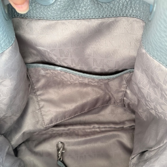 Michael Kors Dahlia drawstrings pebble leather backpack